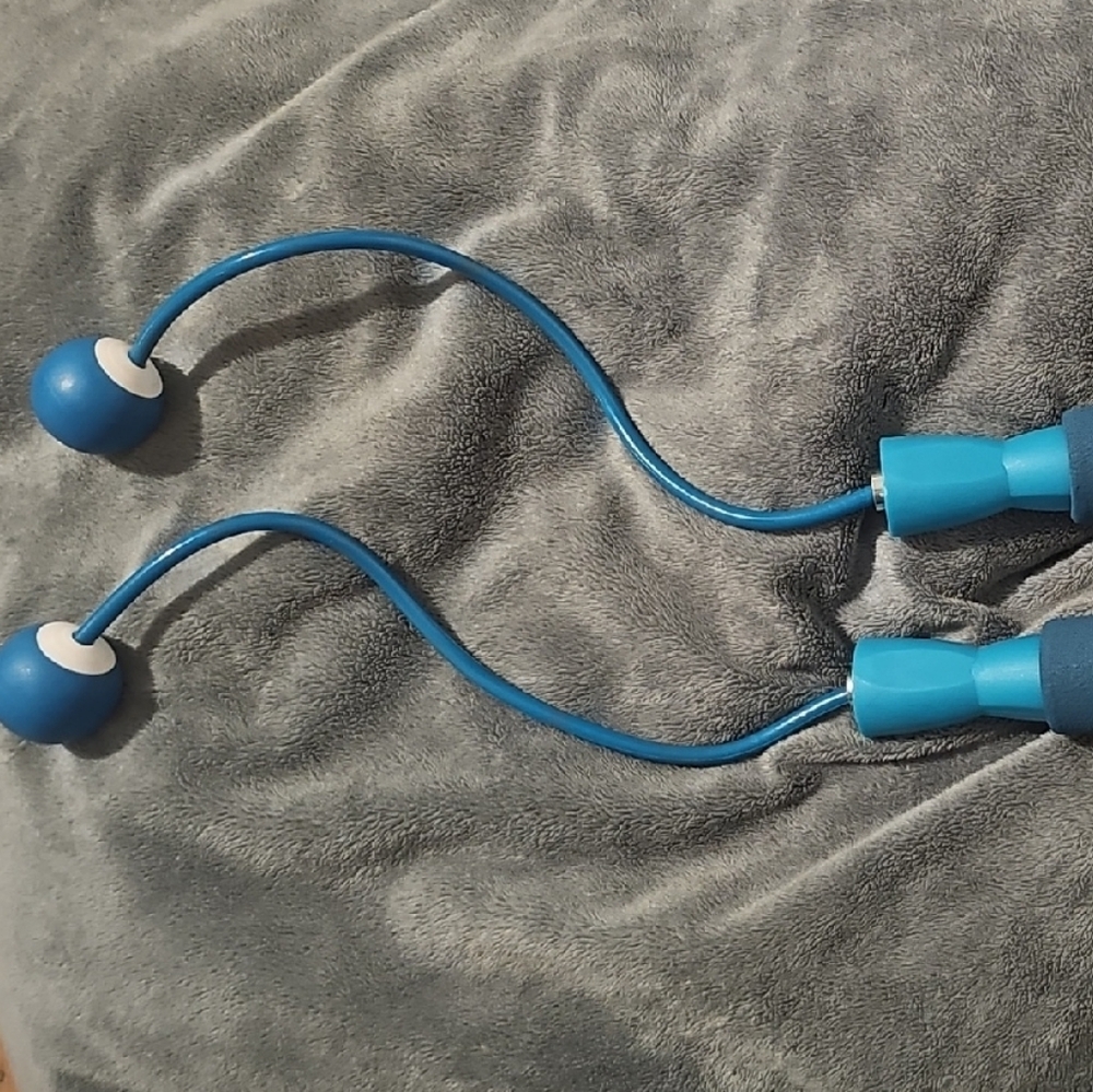 Sleek Blue Jump Rope